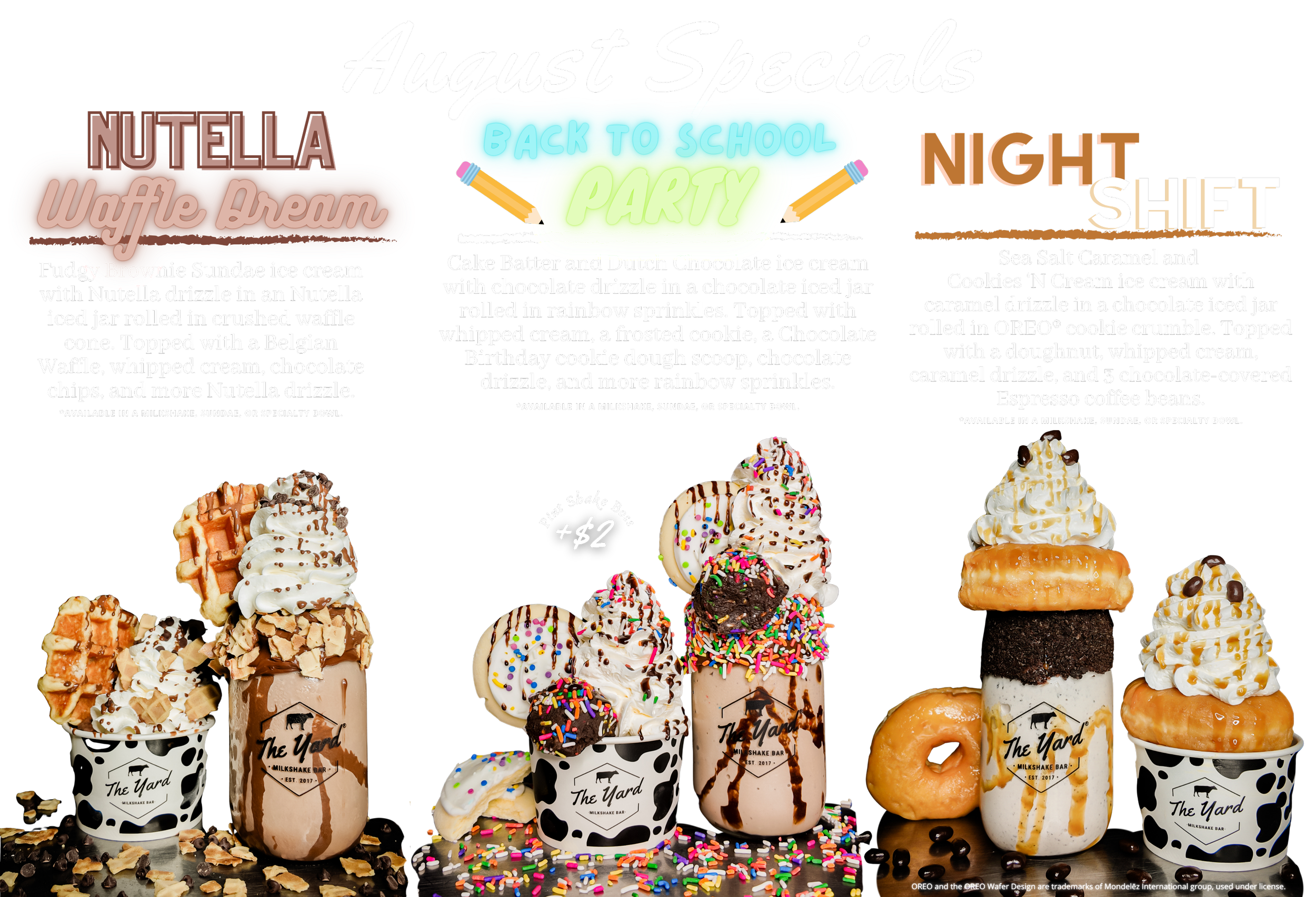 National Harbor Milkshakes — The Yard Milkshake Bar - As seen on